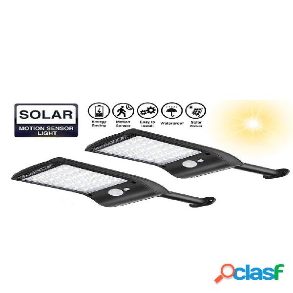 36 LED Aplique de parede solar exterior à prova d'água