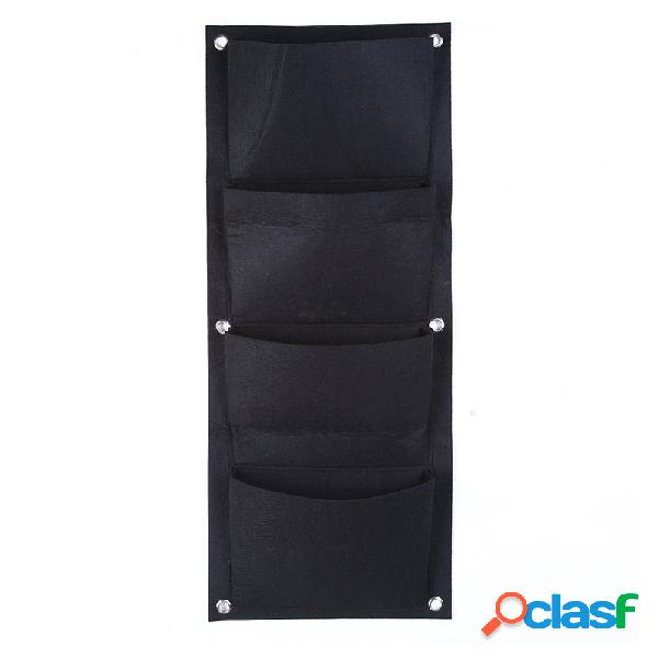 Garden Vertical Gardening Hanging Wall 4 bolsos Planting