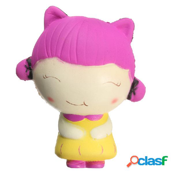 NÃO NÃO Dollish Girl Doll 11cm Soft Slow Rising Com