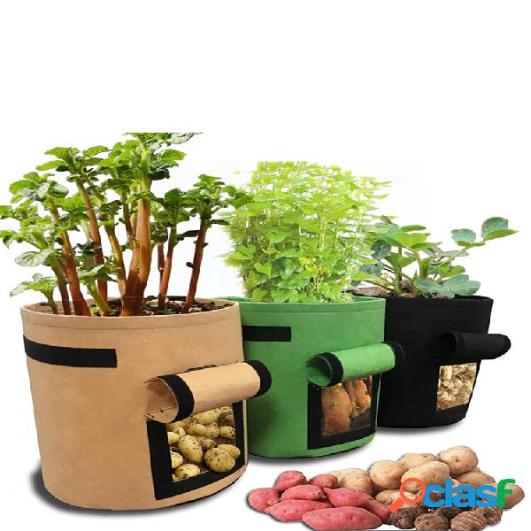 Tomates Potato Grow Bolsa Frutas Vegetais Plantador Pots