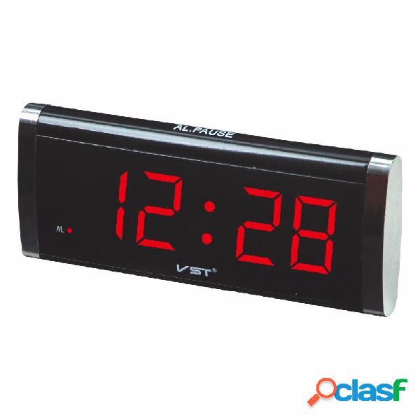 VST730 Relógio de mesa de 1,4 polegadas LED Relógio de