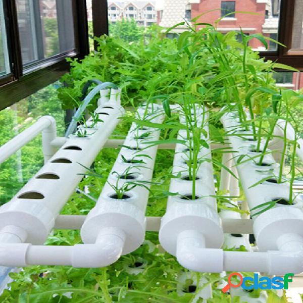 Kit de cultivo de 6 furos hidropônicos Fluxo DWC Sistema de