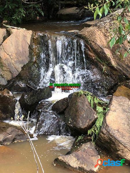 Sítio de 3 alqueires rico em água em Lagoinha