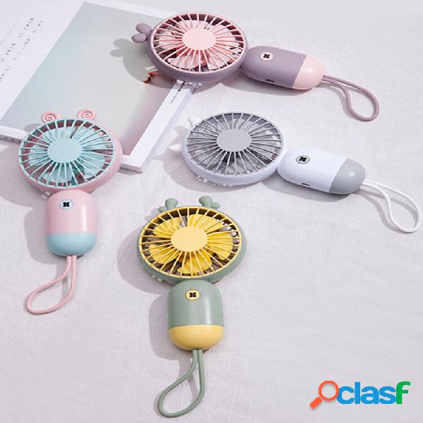 Carregamento USB de três velocidades Cartoon Mini portátil