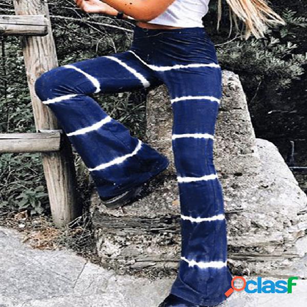 Cós elástico Tie Dye Azul Jeans