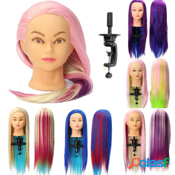 8 cores Salon Hairdressing Training Practice Mannequin Head