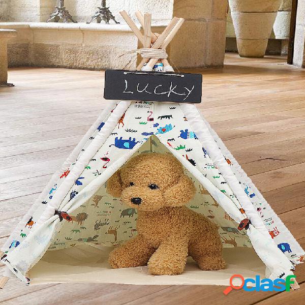 Animais de estimação Tenda Tenda Cães Casa Lona