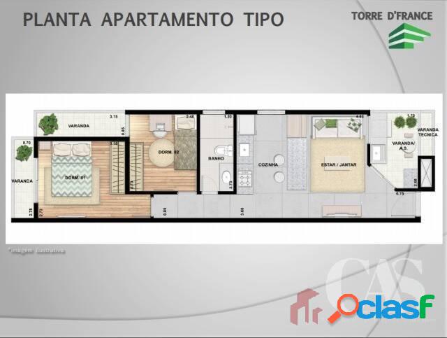 Apartamento 2d,1vg- Parque das Nações - Santo André