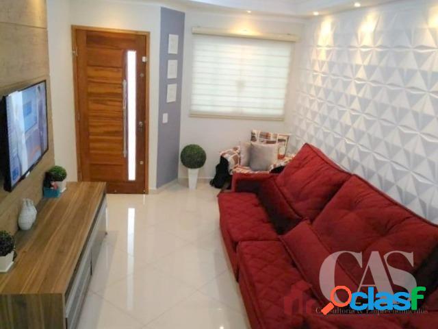 Sobrado 3 Quartos 2S. 2Vgs 140m² - Vila Floresta - Santo