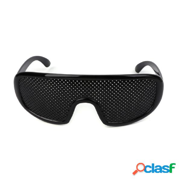 Óculos Pinhole Vision Care Exercício para Olhos Negros
