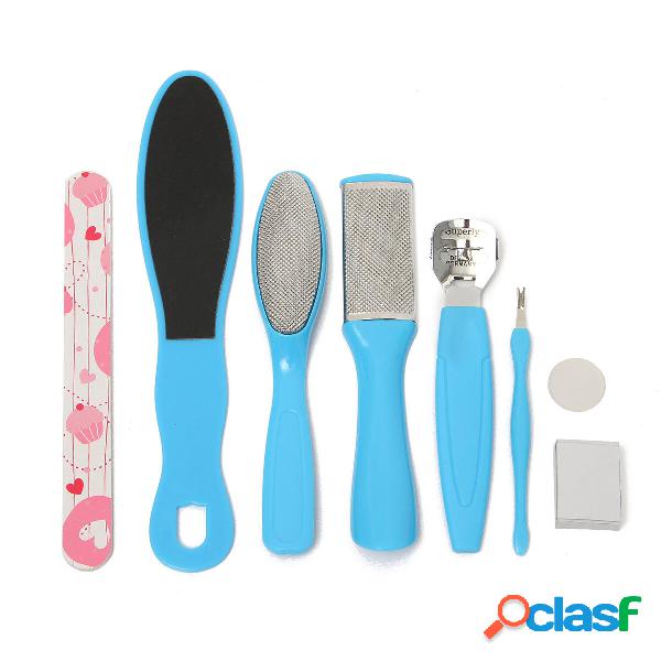 8 unidades de kit de lima para pé raspador conjunto