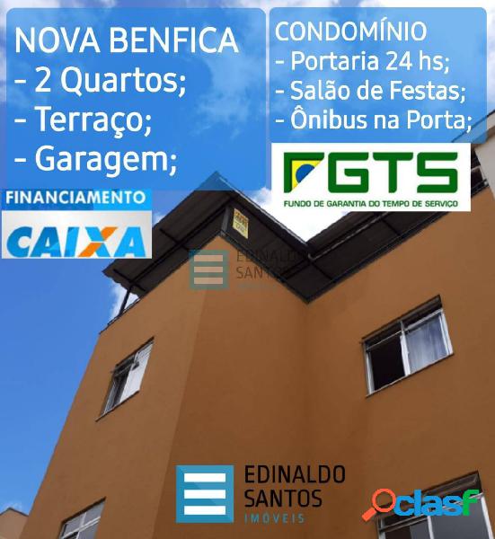 Edinaldo Santos - N. Benfica - Apto 2/4 - Garagem - Terraço