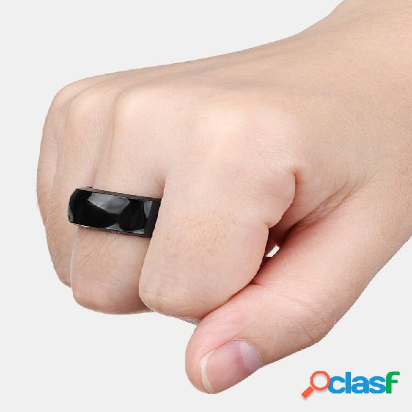 Fashion Finger Smart Rings Anéis multifuncionais de Pedra