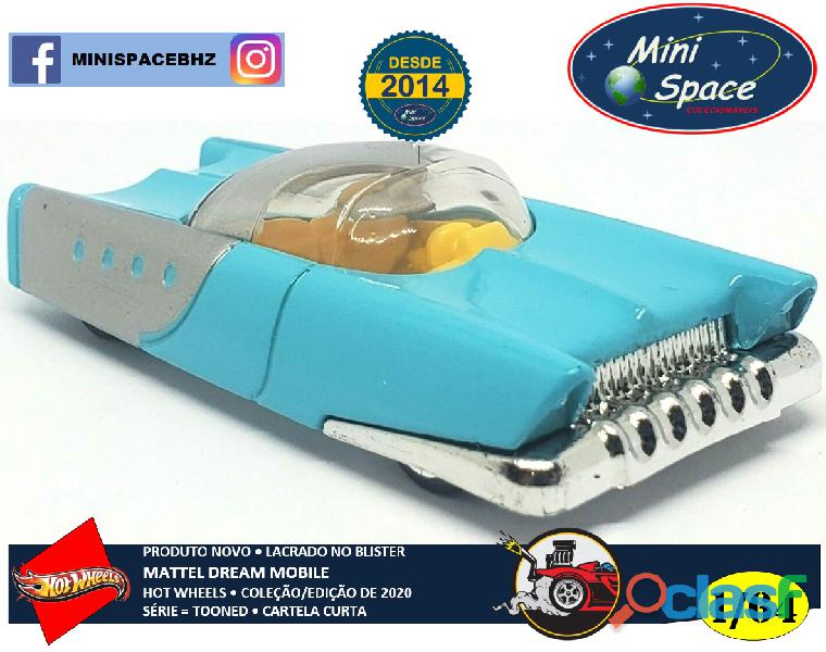 Hot Wheels 2021 Mattel Dream Mobile Azul Cartela Curta 1/64