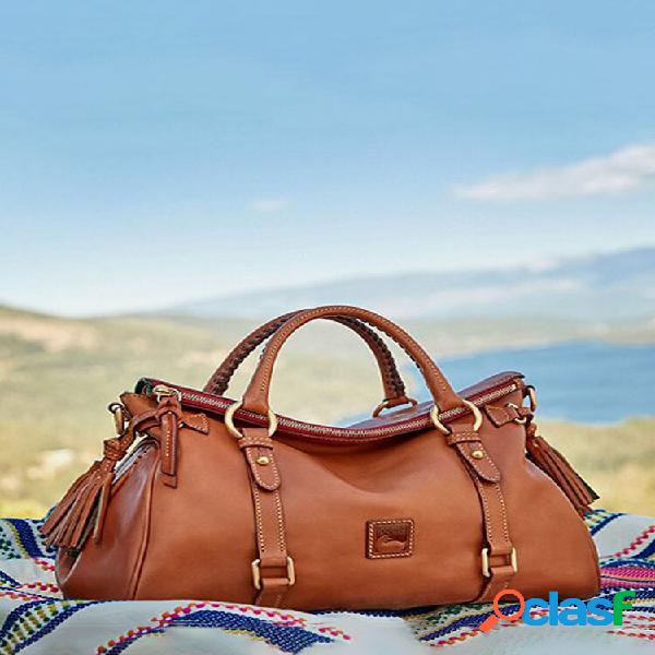 Mulheres Tassel Grande Capacidade 14 Polegadas Laptop Bolsa