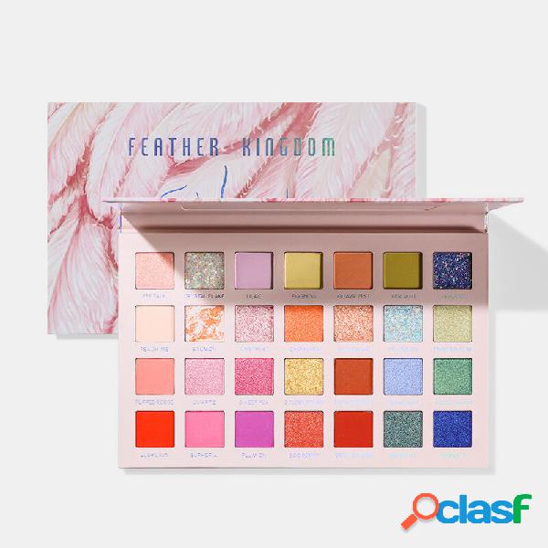 Paleta de sombras de 28 cores fosco perolado polarizado