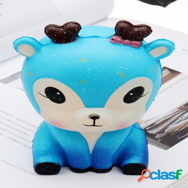 Brinquedo da coleção Kawaii Galaxy Fawn Squishy de