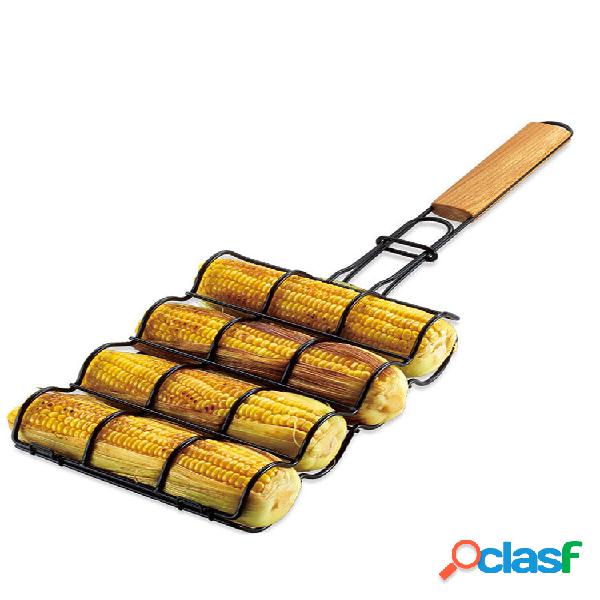 Cesta antiaderente para grelhar milho BOLEEFUN Malha de
