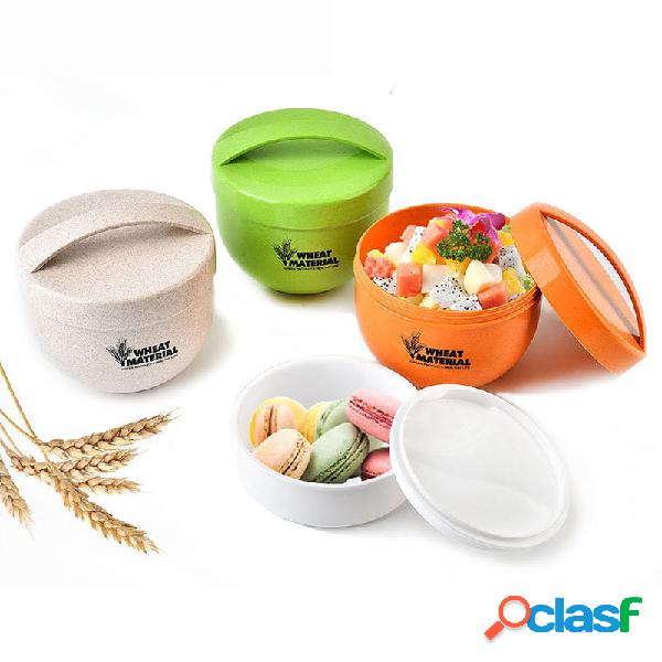 KCASA KC-BCH18 800mL Round Wheat Fiber Lunch Box Portátil