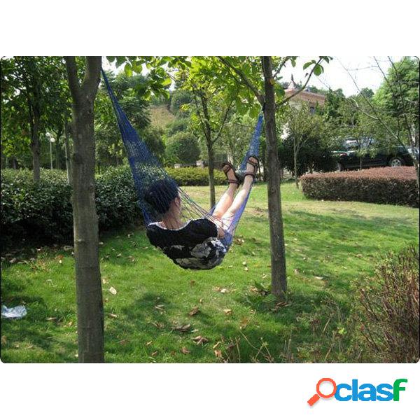 Multi-color Outdoor Camping Traveling Nylon Net hammock cama