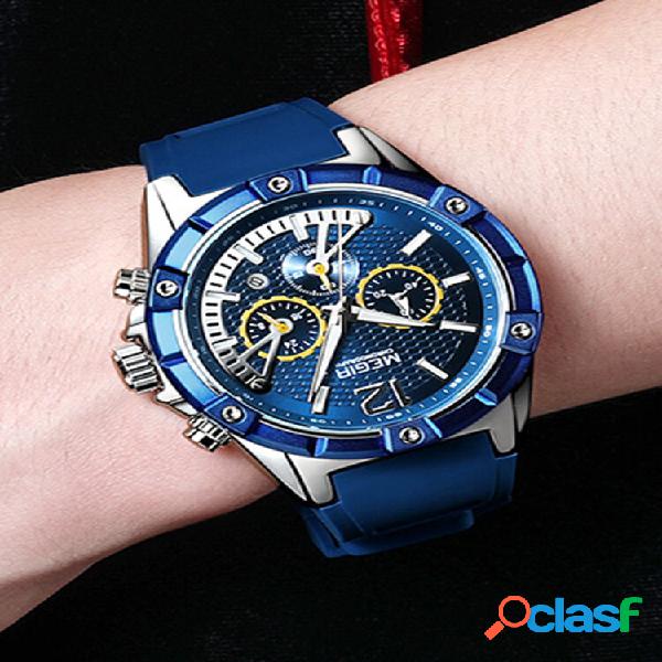 Relógio de pulso Fashion Sport Quartz Watch Luminous