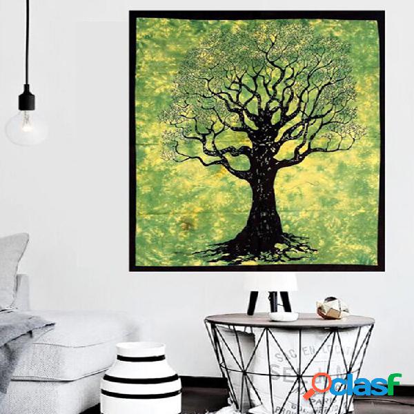 Tree Of Life Indian Mandala Wall Hanging Blanket Toalha de
