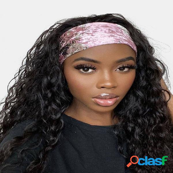 30 cores feminino turbante Cabelo Banda pequeno encaracolado