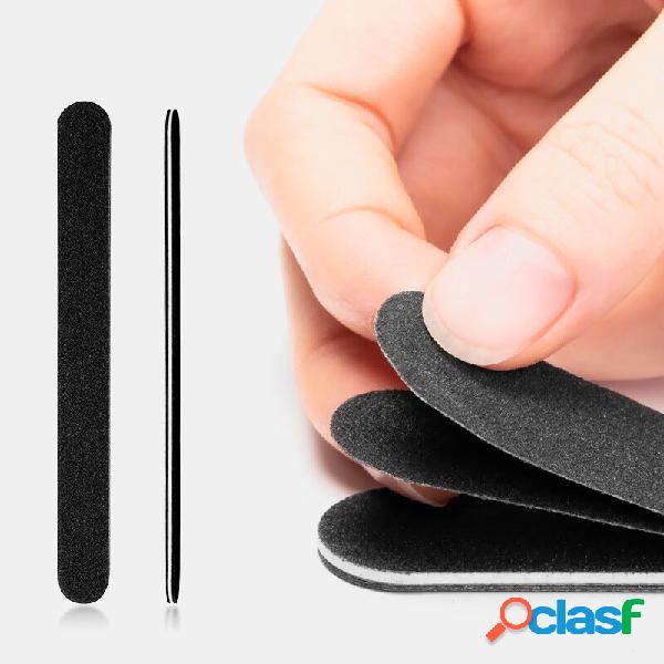 4 peças Unhas arquivos kit 4 lados tiras longas cabeça