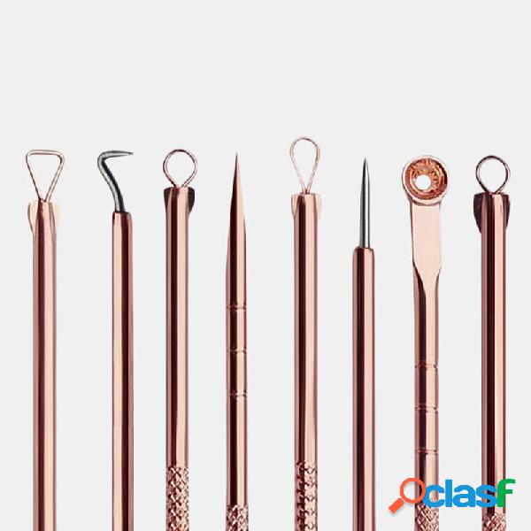4 Pçs / set Agulha de Aço Carbono Conjunto de Agulha Rose