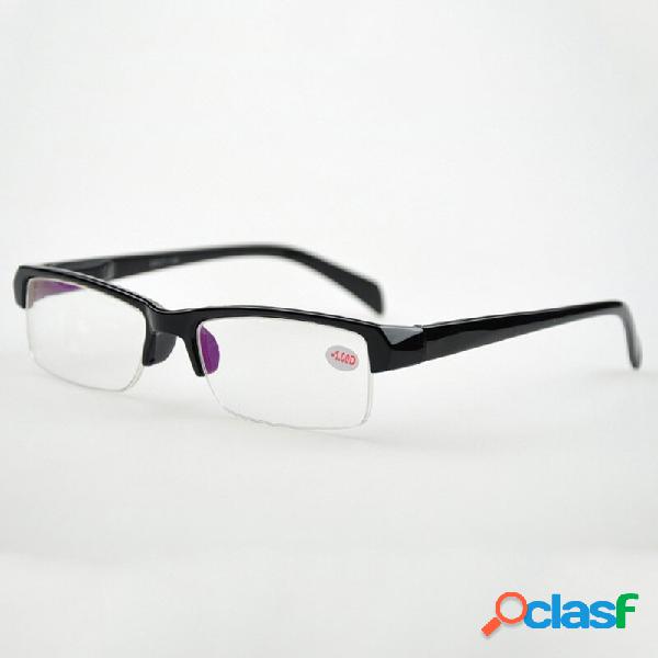 Miopia Óculos Clear Optical Fashion Half-Frame Nearsighted