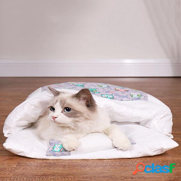 1 PC S / M / L Cute Gato Bed Pet Gato Dormindo Bolsa for