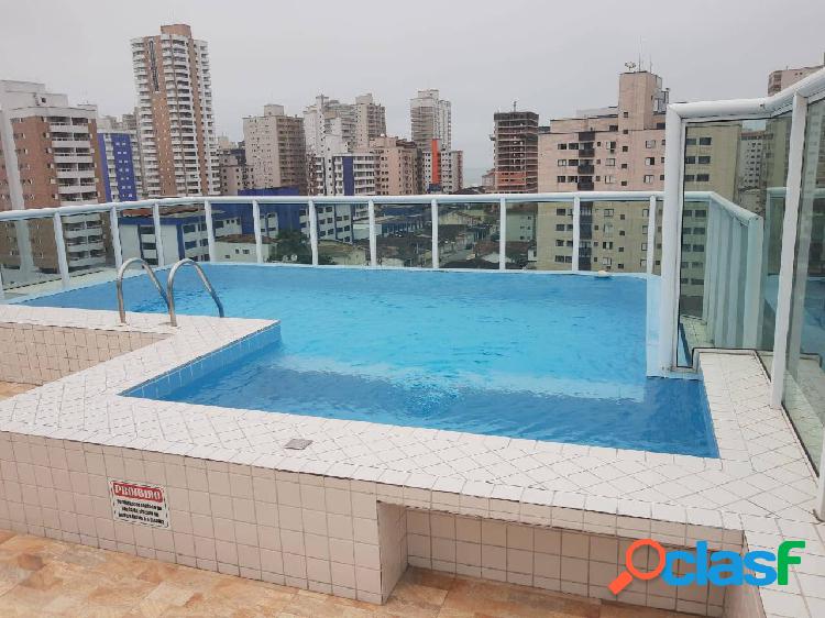 Apartamento com 01 dormitório na Aviação, Praia Grande.