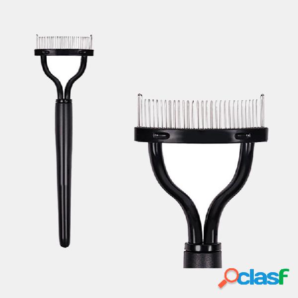 Portable Eyelash Curler Separator Foldable Eyelash Brush