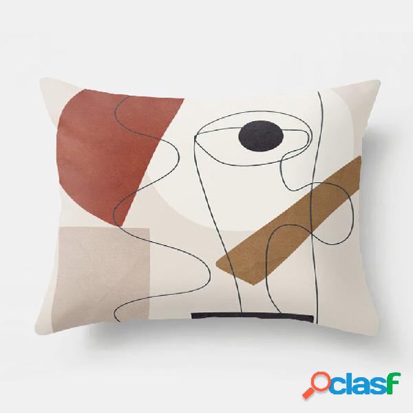 1 pc com impressão de graffiti simples fronha decoração