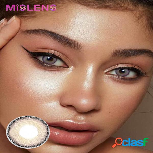 2 Pcs Mia Rosa Lentes de contato coloridas anuais sem