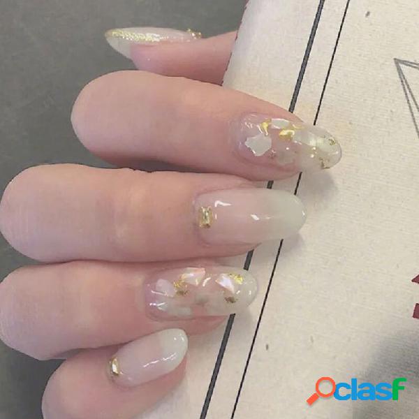 9 cores misturadas Unhas acessórios de arte peças de