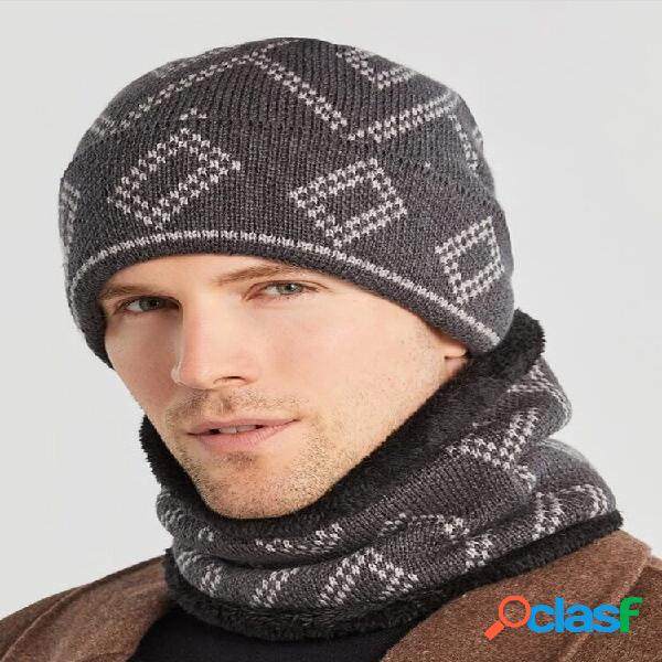 Homens 2 PCS Plus Veludo Grosso Inverno Ao Ar Livre Mantenha