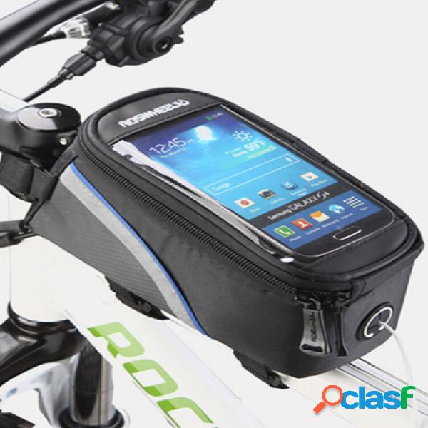 Telefone da tela de toque da bicicleta Bolsa Bolsa Telefone