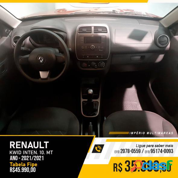 RENAULT KWID INTENSE 1.0 FLEX 12V 5P MEC. LARANJA 2021 1.0