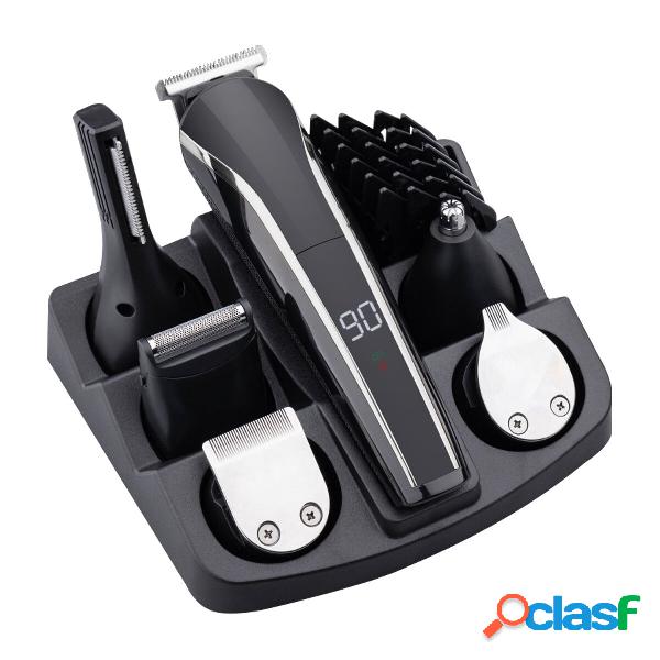 12 em 1 multifuncional Cabelo Trimmer USB recarregável à