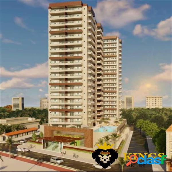 Apartamento novo 2 dormitórios, Em Frente a Praia na Vila