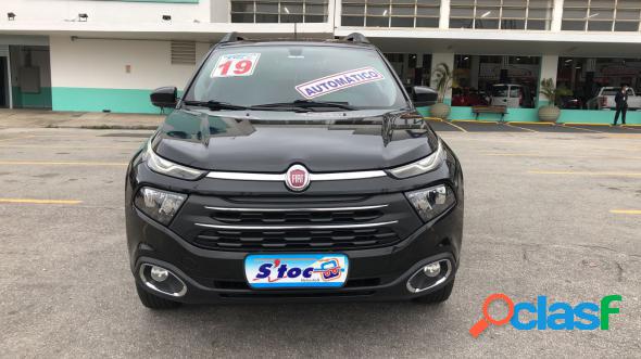 FIAT TORO FREEDOM 1.8 16V FLEX AUT. PRETO 2019 1.8 FLEX