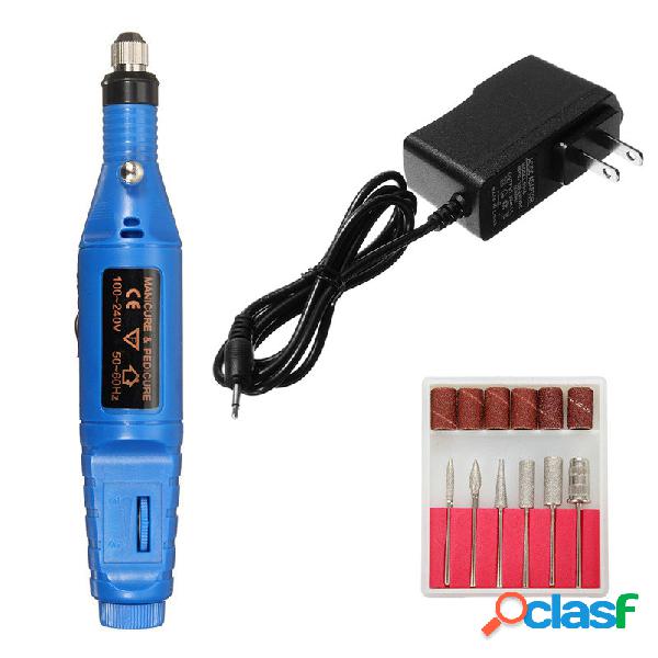 Fast Portable Nail Art Drill Machine Kit Electric File