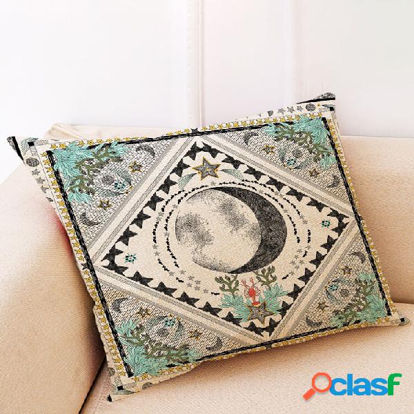 Mandala Tarot Estilo Criativo Linho Throw Fronha Home Office