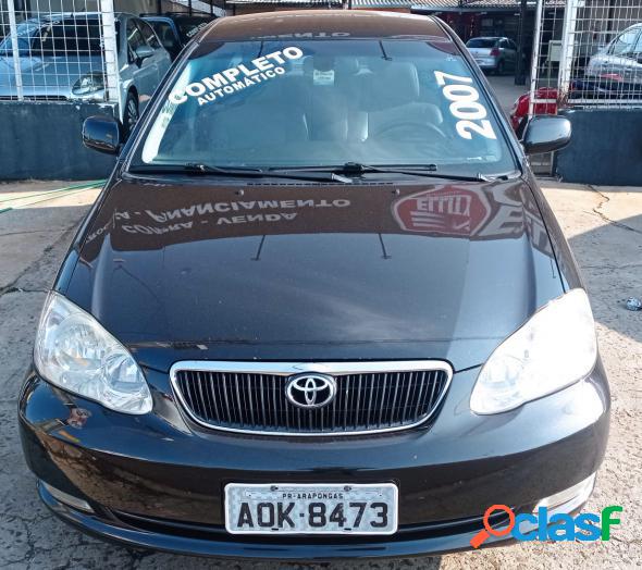 TOYOTA COROLLA SE-G 1.81.8 FLEX 16V AUT. PRETO 2007 1.8 FLEX