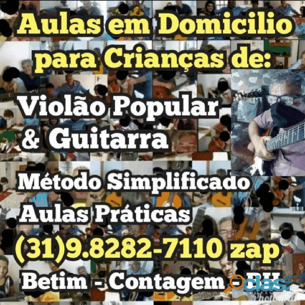(31)98282.7110 whatsapp Aula Particular Violao Guitarra