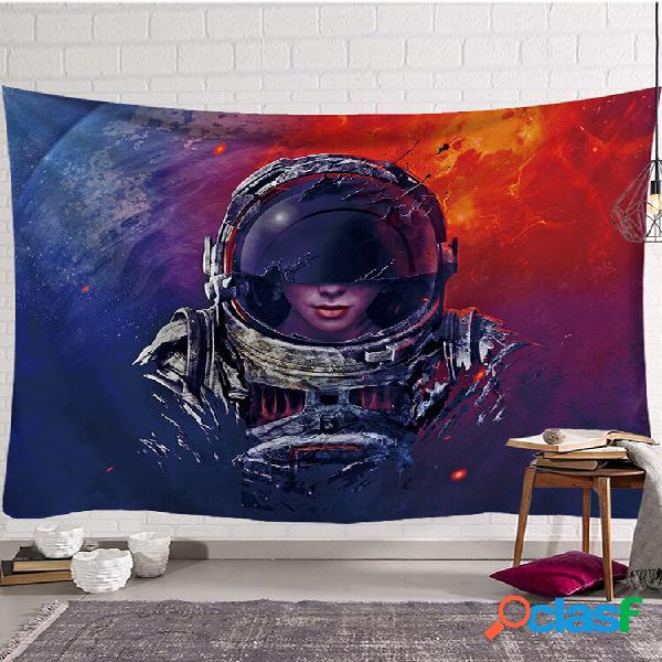 Espaço Tapeçaria Decoração de parede Astronauta Cosmos
