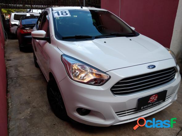 FORD KA 1.0 SESE PLUS TIVCT FLEX 5P BRANCO 2018 1.0 FLEX