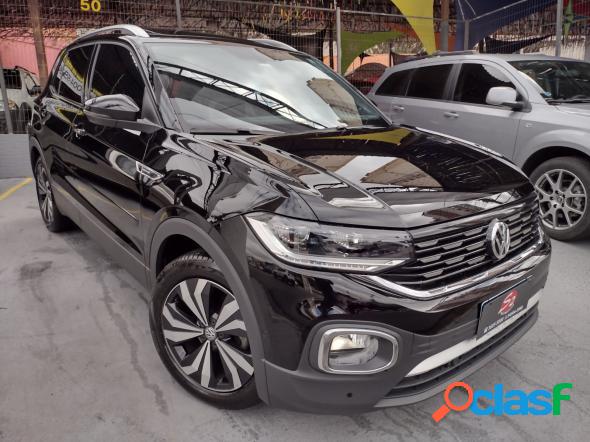 VOLKSWAGEN T-CROSS HIGHLINE 1.4 TSI FLEX 16V 5P AUT PRETO