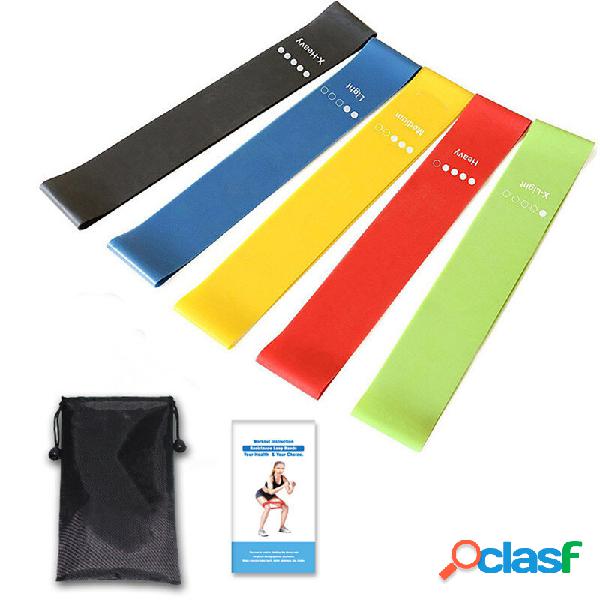 5 Pçs / set Faixas de Exercício em Loop de Resistência